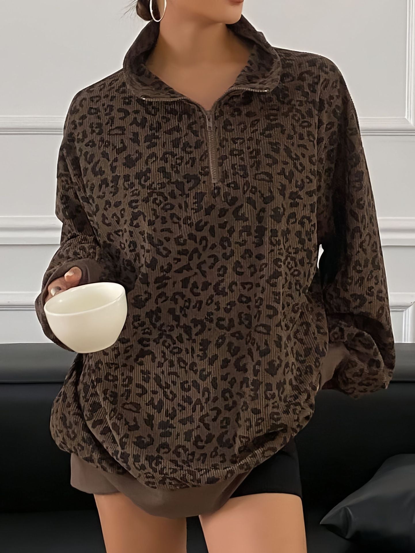 Noa Leopard Sweater