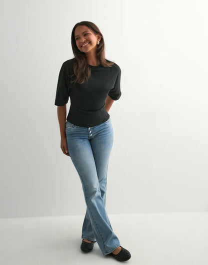 Amy Open Back Tie Tee