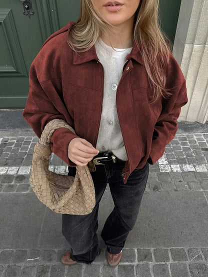 Leana Suede Jacket
